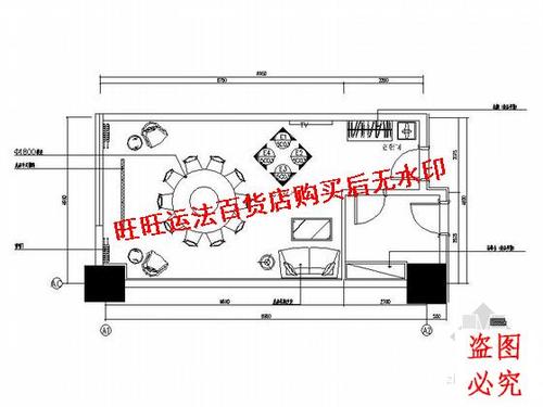 现代五星级商务酒店包间装修施工cad图纸室内设计装修dwg图